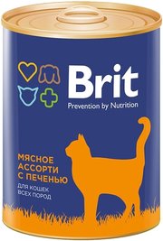 Brit Premium Canned Cold Cuts with Liver 0.34 kg фото